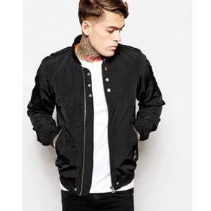 Black Diesel Ginette Bomber Jacket-L